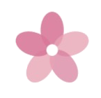 SAKURA BATON のシンボルマーク(桜の花)